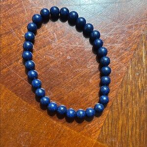 Blue Beaded sodalite Bracelet
